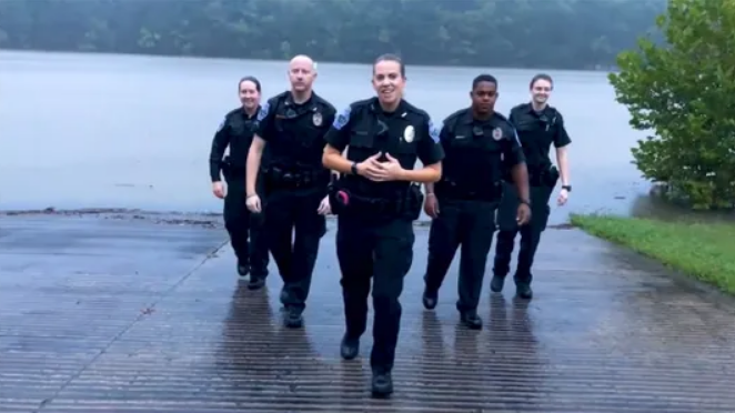 The Smyrna Police Department is using the concept of the lip sync battle challenge that went viral over the summer to support colleagues battling cancer.