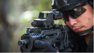 Rds Pro V2 Weapon Sight On Rifle