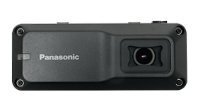 The front-facing AS-1 in-vehicle video camera from Panasonic.