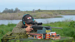It took a while to get a chance to test the 6.5 Creedmoor. My friends, Robert Marvulli and Rick Macchia, and I shoot longer distances at a ranch near Yosemite owned by a mutual friend. There, we have several hundred yards of various shooting lanes. However, California has been blessed with lots of rain and snow this year and we were not willing to churn up the limited access roads with our trucks. Finally, we contacted Mike Bettencourt, who gave us a few hours on his ranch in Winton, Calif., and we set up targets at 200 and 500 yards. It took a while to get a chance to test the 6.5 Creedmoor. My friends, Robert Marvulli and Rick Macchia, and I shoot longer distances at a ranch near Yosemite owned by a mutual friend. There, we have several hundred yards of various shooting lanes. However, California has been blessed with lots of rain and snow this year and we were not willing to churn up the limited access roads with our trucks. Finally, we contacted Mike Bettencourt, who gave us a few hours on his ranch in Winton, Calif., and we set up targets at 200 and 500 yards.