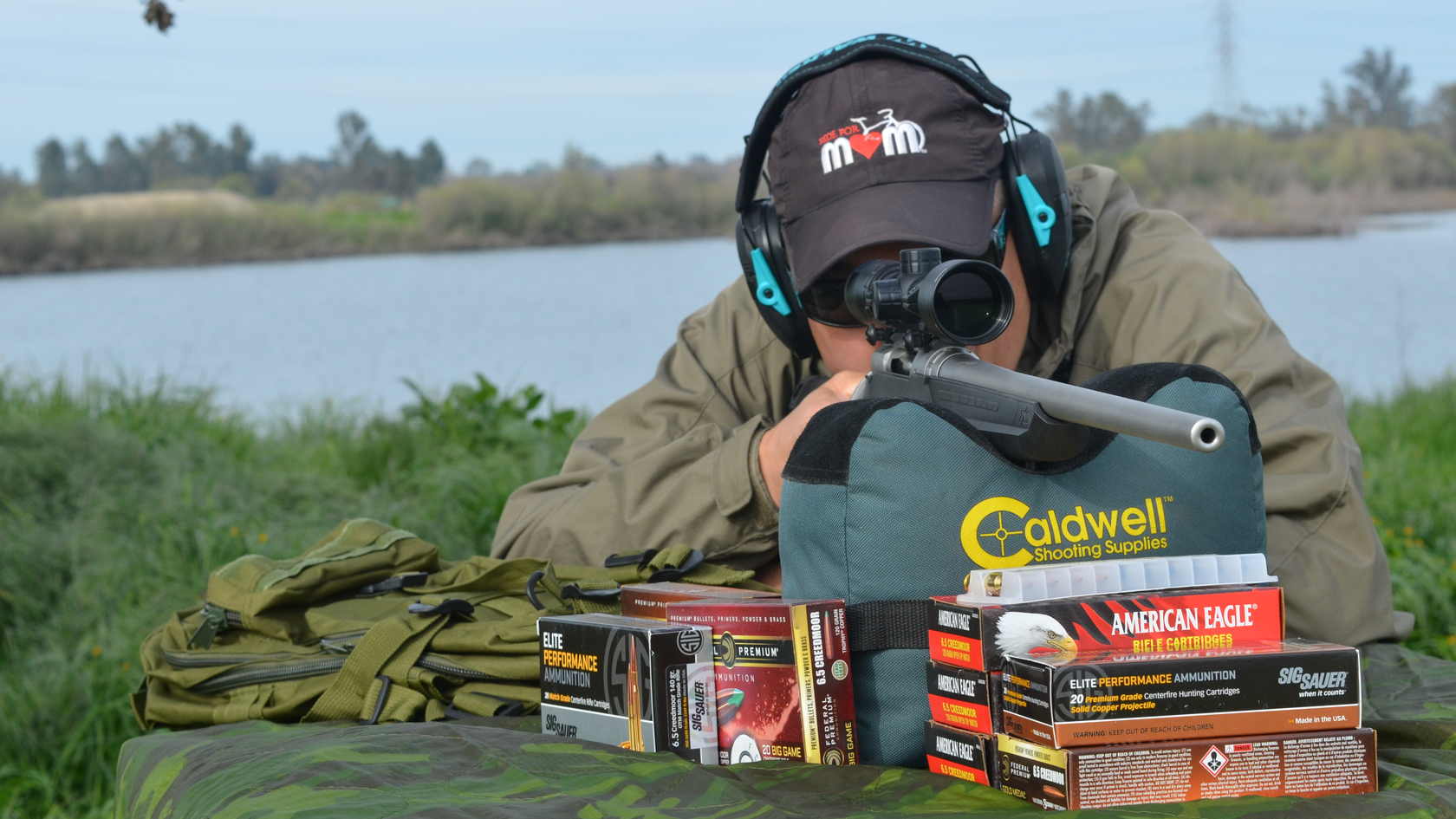 SIG SAUER sent us two cartridge combinations to test: 140 grain OTM Match Grade Rifle Cartridges (2,690 ft./s at 2,249 foot-pounds) and 6.5 Creedmoor HT rounds (2,825 ft./s at 2,126 foot-pounds). If I were to recommend a 120-grain combination, the HT is definitely the way to go. It did an outstanding job in crosswinds, yet produced very low recoil. SIG SAUER rifle rounds have a cannelured crimp, which looks unusual, but performs extremely well.