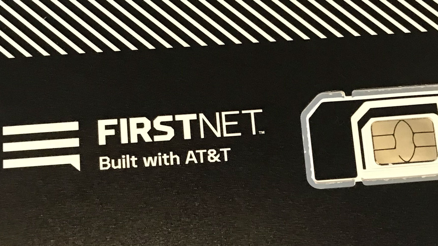 The FirstNet SIM card.
