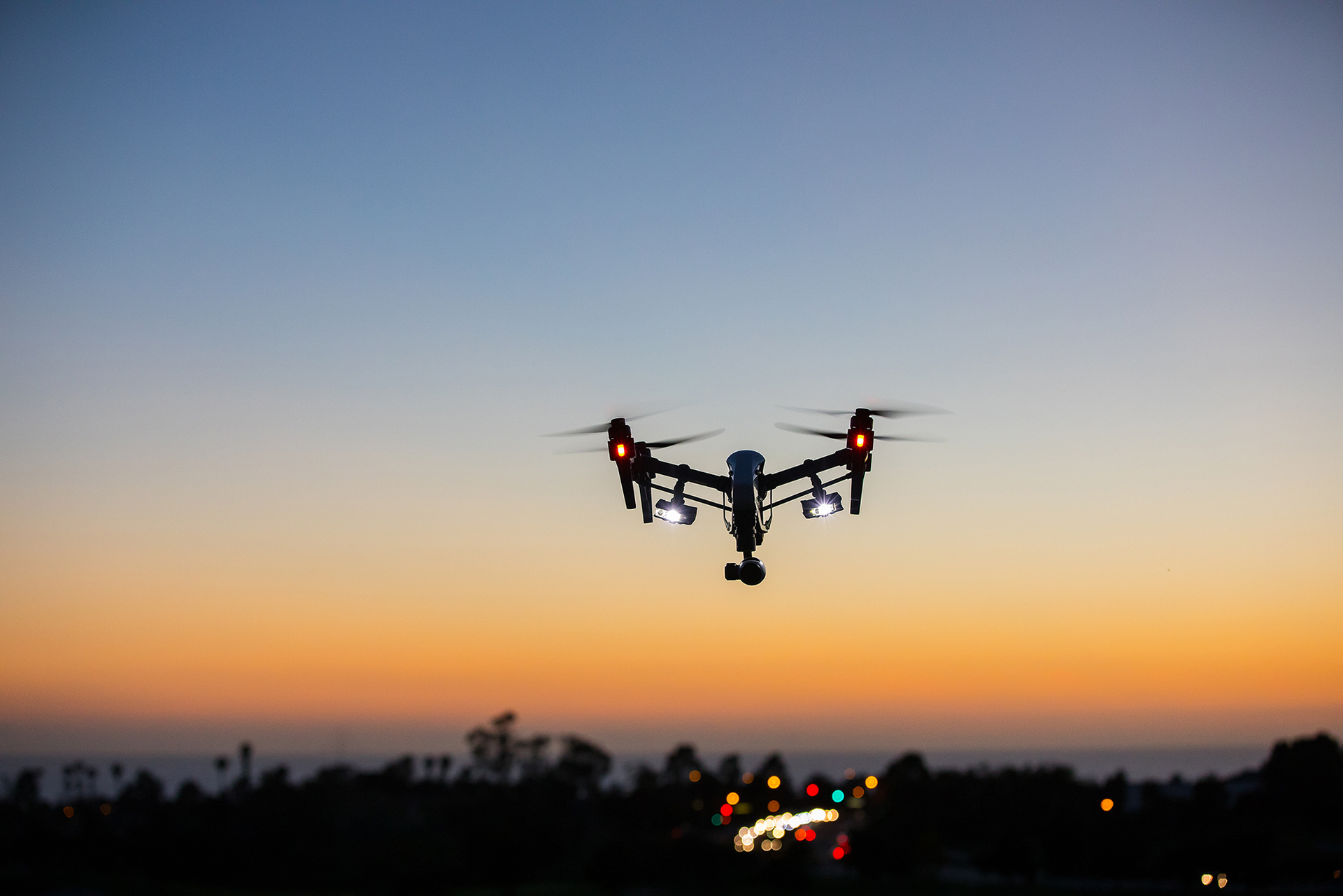 700300 Rugo Drone Sunset Print