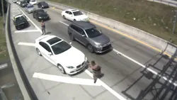 The Florida Highway Patrol has released traffic camera video showing a trooper being hit by a car on the Turnpike. The Florida Highway Patrol has released traffic camera video showing a trooper being hit by a car on the Turnpike.