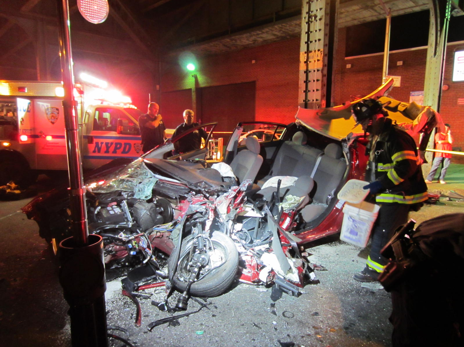 The FoxFury NOMAD Prime lighting a scene.