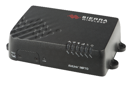 The AirLink&circledR; MP70 is a high performance, LTE-Advanced Pro vehicle router.