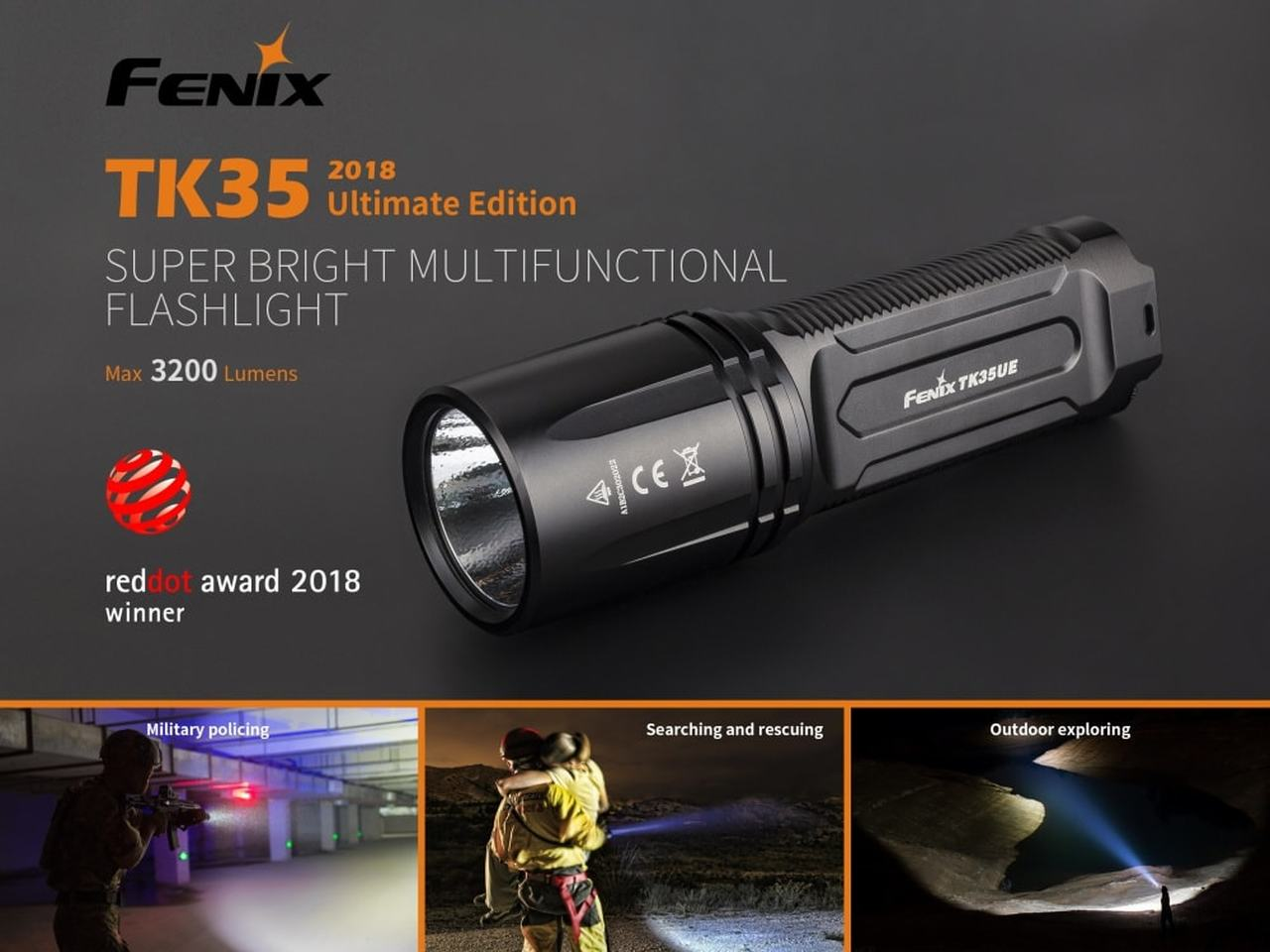 Fenix Tk35 Ultimate Edition 3200 Lumens