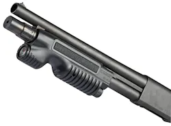 The Streamlight TL Racker on a Remington 870. The Streamlight TL Racker on a Remington 870.
