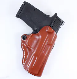 The Mini Scabbard is one of the seven new holster fits from DeSantis Gunhide for the Smith & Wesson M&P 9 Shield EZ M2.0. The Mini Scabbard is one of the seven new holster fits from DeSantis Gunhide for the Smith & Wesson M&P 9 Shield EZ M2.0.