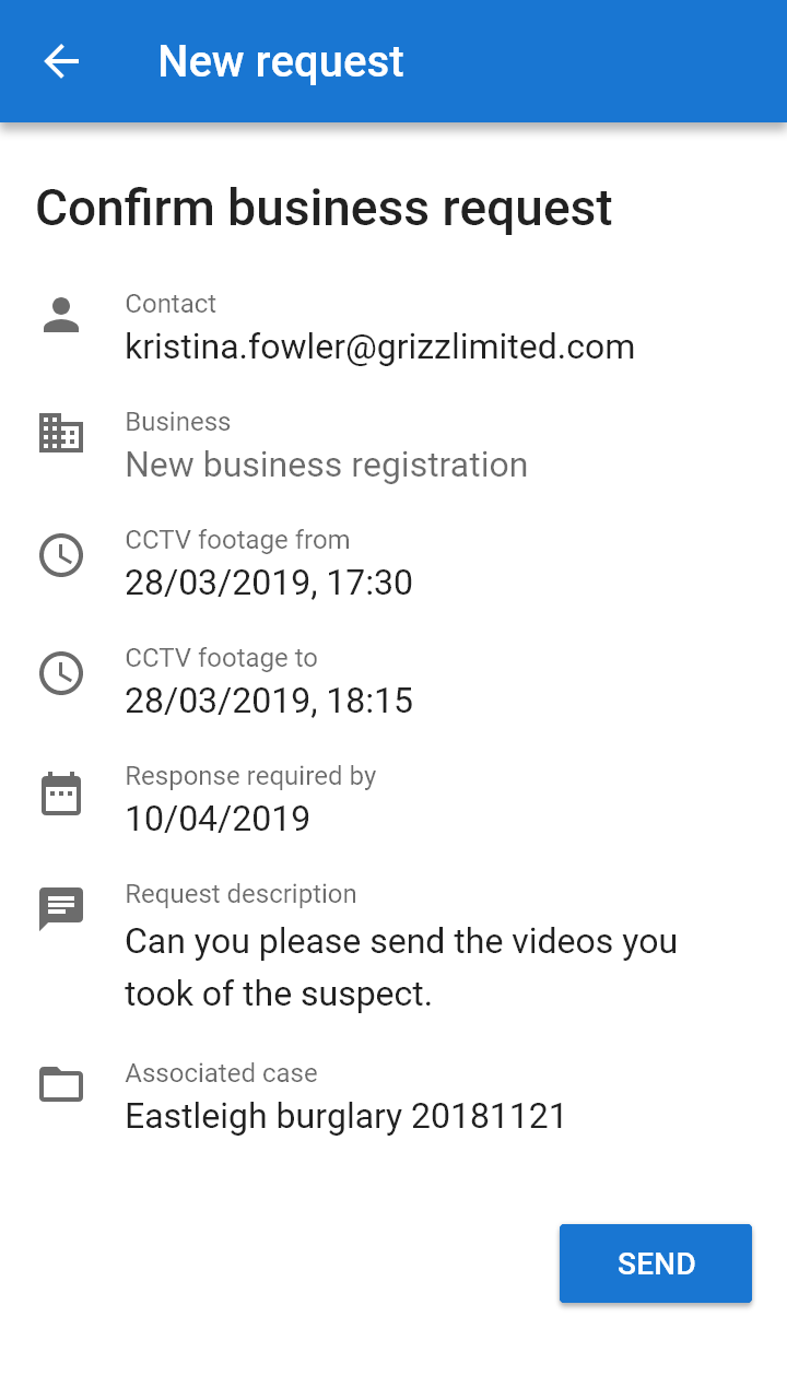 Business Requests Confirmation New Business 5df295bea3844