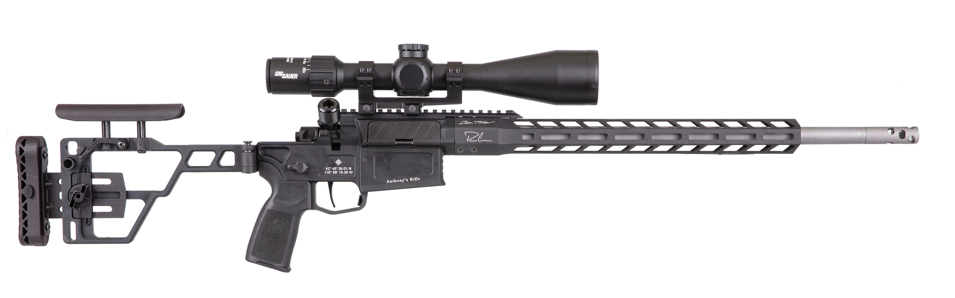 Sig Sauer designed the Cross rifle for the Hunt of a Lifetime Foundation.