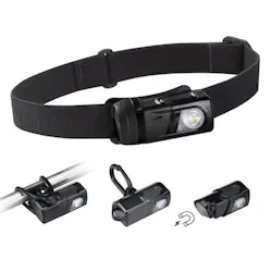 The Princeton Tec SNAP RGB Headlamp, part #SNRGB-BK. The Princeton Tec SNAP RGB Headlamp, part #SNRGB-BK.