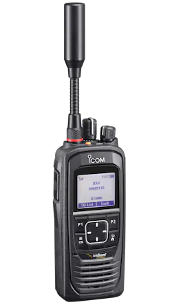 The IC-SAT100 Satellite PTT Radio from Icom America. The IC-SAT100 Satellite PTT Radio from Icom America.