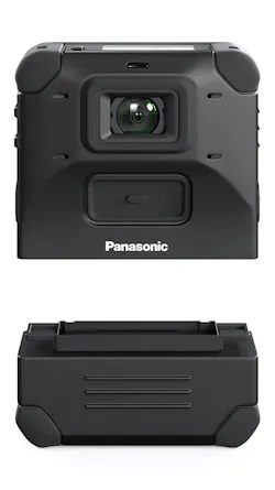 The Panasonic i-PRO Sensing Solutions Body Worn Camera. The Panasonic i-PRO Sensing Solutions Body Worn Camera.