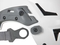 The ESS Pivot strap ends attach securely to a helmet equipped with ESS pivot-posts. From there, the goggle can be rapidly raised or lowered into position or even stowed on the back of the helmet. The ESS Pivot strap ends attach securely to a helmet equipped with ESS pivot-posts. From there, the goggle can be rapidly raised or lowered into position or even stowed on the back of the helmet.