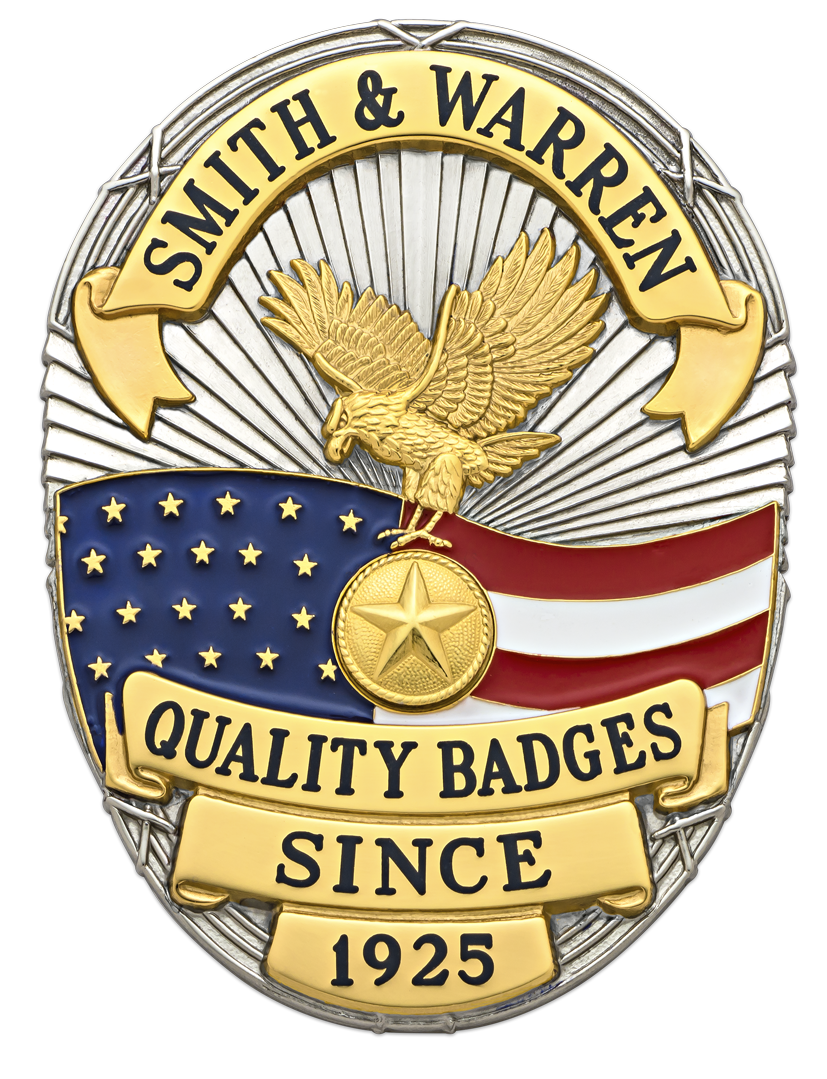 Manufacturing badges since 1925, Smith & Warren is a GSA Schedule contract holder (GS-07F-107DA).