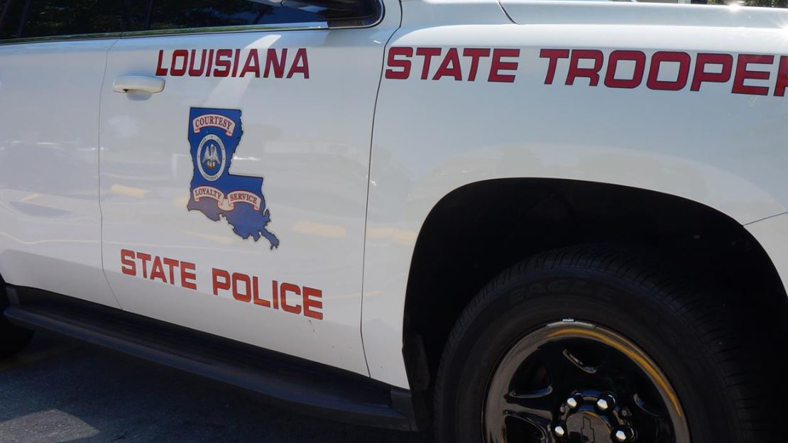 Two Louisiana State Police troopers were retrieving a tire deflation device from the roadway when they were struck by a Hammond police vehicle involved in the pursuit.