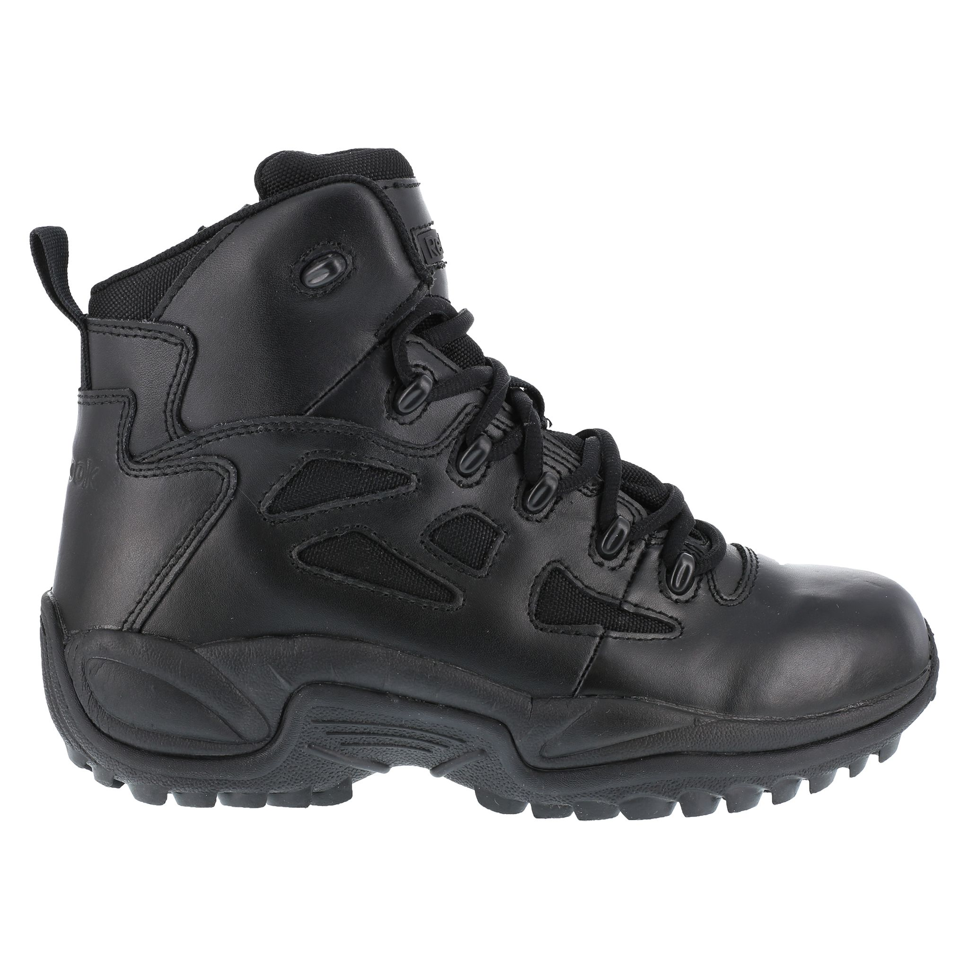 The Reebok Duty 6' Stealth Boot with side zipper.
