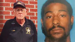 Deputy James Blair, left, and Joaquin Blackwell Deputy James Blair, left, and Joaquin Blackwell