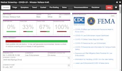 Example of a single person's results with the Agisent Technologies Inc. Advanced Medical Screener software. Example of a single person's results with the Agisent Technologies Inc. Advanced Medical Screener software.