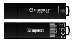 Kingston's IronKey D300S USB Flash drive features an advanced security level that builds on the features that made IronKey well-respected to safeguard sensitive information. It's FIPS 140-2 Level 3 certified, safeguards data with 256-bit AES hardware-based encryption in XTS mode and is TAA compliant. The Kingston IronKey USB drives are used by many local, state and federal government entities for the robustness of their security. Kingston's IronKey D300S USB Flash drive features an advanced security level that builds on the features that made IronKey well-respected to safeguard sensitive information. It's FIPS 140-2 Level 3 certified, safeguards data with 256-bit AES hardware-based encryption in XTS mode and is TAA compliant. The Kingston IronKey USB drives are used by many local, state and federal government entities for the robustness of their security.