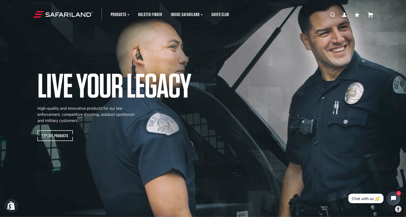 20 Safariland com Homepage