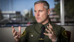 SANTA ANA, CALIF. -- TUESDAY, FEBRUARY 19, 2019: Orange County Sheriff Don Barnes talks to a reporter at his office in Santa Ana, Calif., on Feb. 19, 2019. SANTA ANA, CALIF. -- TUESDAY, FEBRUARY 19, 2019: Orange County Sheriff Don Barnes talks to a reporter at his office in Santa Ana, Calif., on Feb. 19, 2019.