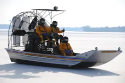 While the Hennepin County Sheriff's Office's airboats are mainly used during the Spring and Fall, they do use them in the winter too. While the Hennepin County Sheriff's Office's airboats are mainly used during the Spring and Fall, they do use them in the winter too.