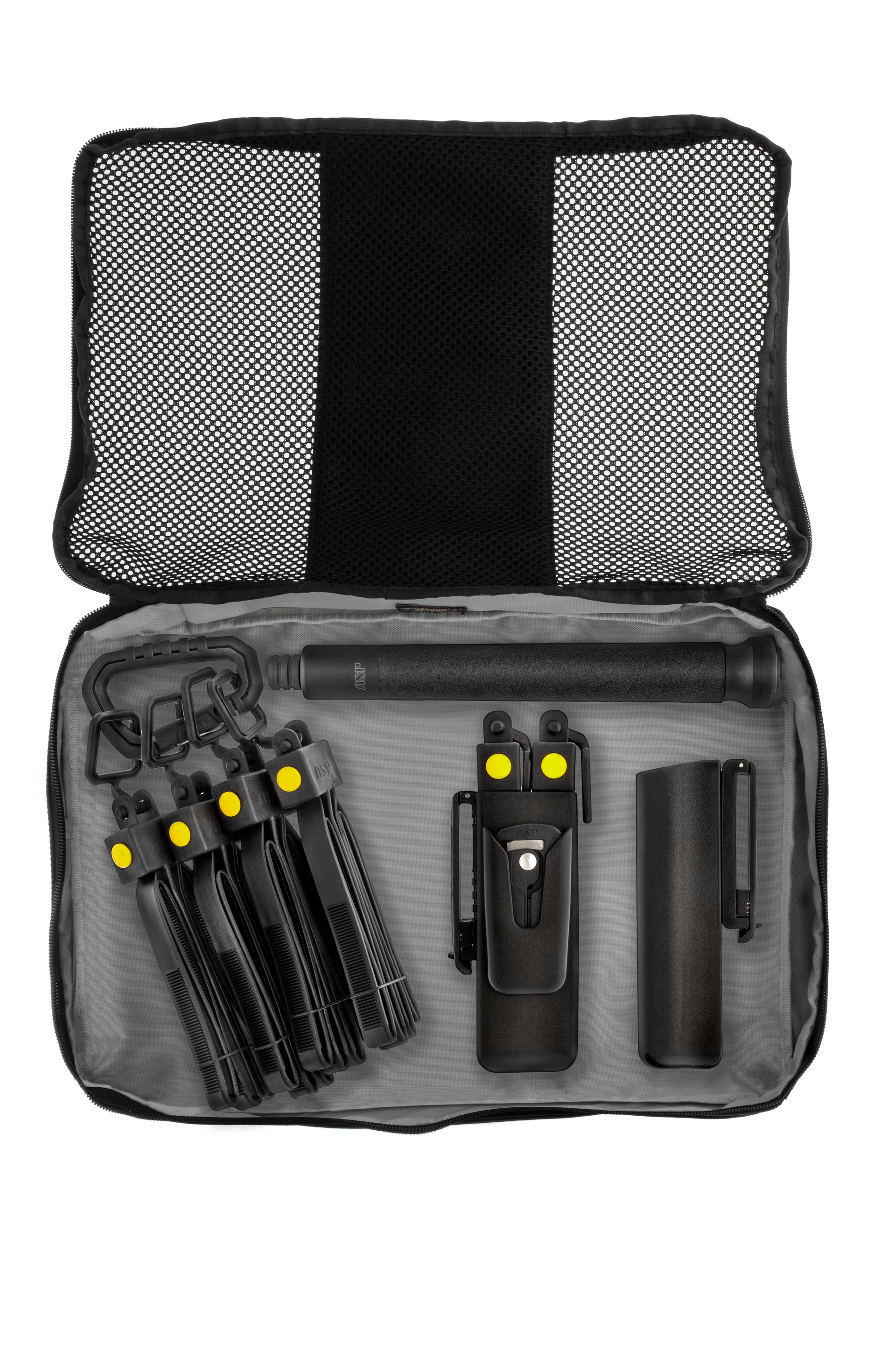 Tactical Response Kit Black Tri Fold Open 18 August2020