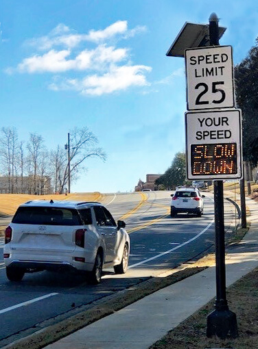 Radarsign TC-600 on duty in Alpharetta, GA