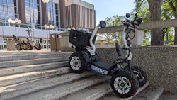 The LyteHorse can reach speeds of up to 40 mph and is able to maneuver over and around curbs, steps and other obstacles. The LyteHorse can reach speeds of up to 40 mph and is able to maneuver over and around curbs, steps and other obstacles.