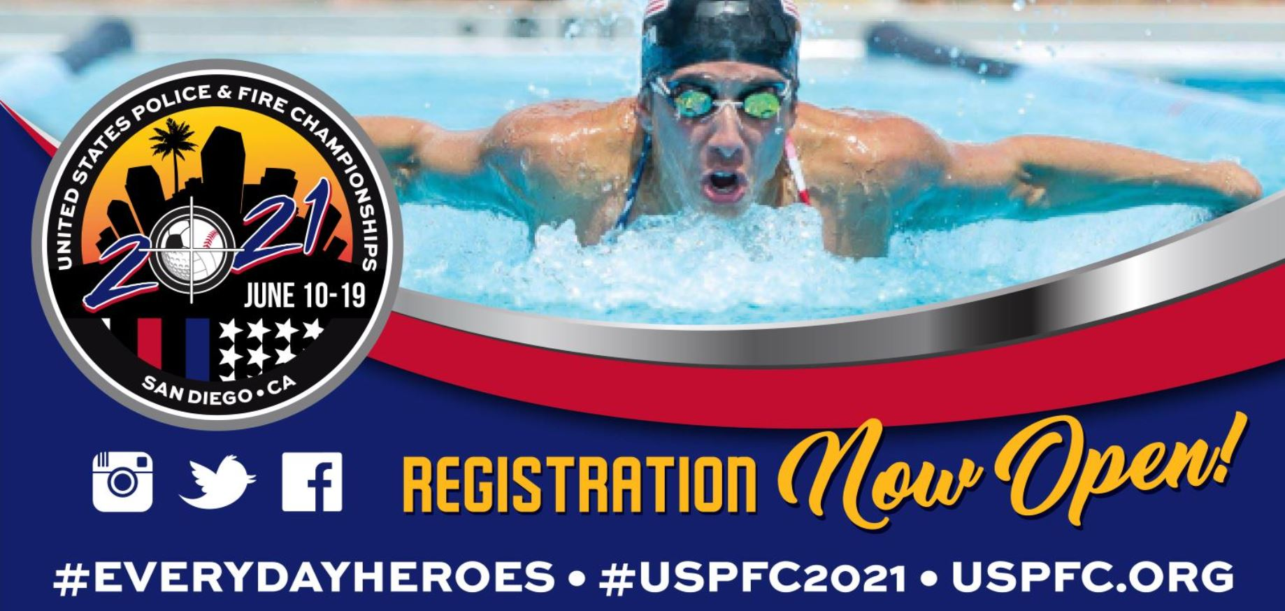 US Police & Fire Championships, An Olympic-Style Competition for First Responders and Public Safety Personnel, Scheduled for June 10-19, 2021 in San Diego, California