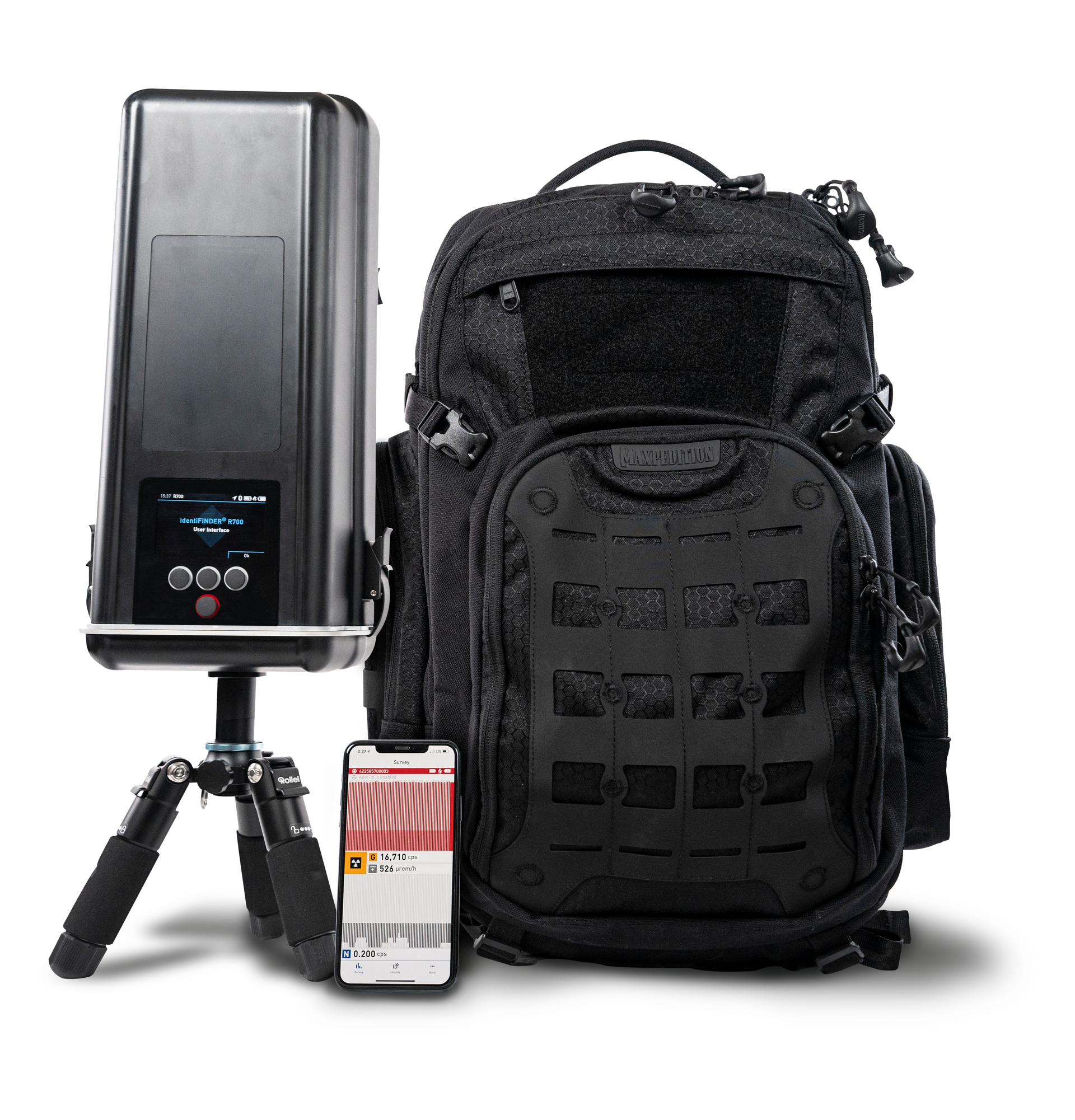 identiFINDER&circledR; R700 Backpack Radiation Detector