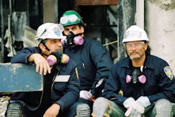 The New York Port Authority play a vital role in the clean up effort at the World Trade Center in New York City on September 27, 2001. The New York Port Authority play a vital role in the clean up effort at the World Trade Center in New York City on September 27, 2001.