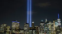 The 'Tribute in Light' rises skyward on the 18th anniversary of the 9/11 terrorist attacks in New York City. The 'Tribute in Light' rises skyward on the 18th anniversary of the 9/11 terrorist attacks in New York City.