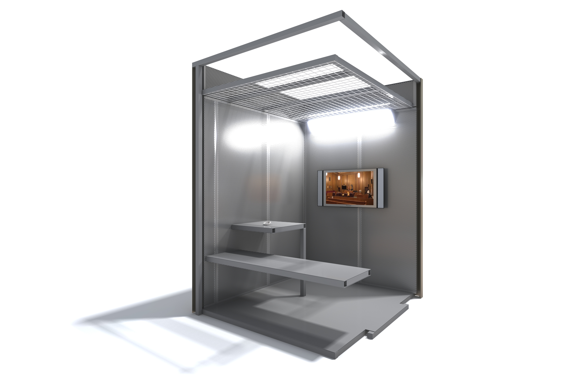 Secure Video Visitation Booth (SVVB)