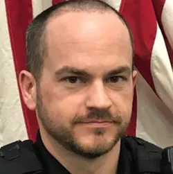 Pontoon Beach, IL, Police Officer Tyler Timmins. Pontoon Beach, IL, Police Officer Tyler Timmins.