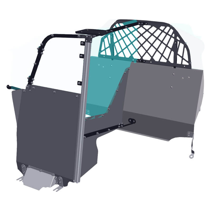 Single Cell Lite Prisoner Transport System for Dodge Durango Pursuit (2021+)