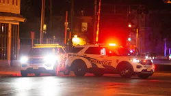 Long Branch, NJ, police secure a perimeter around a barricaded subject who shot at authorities serving a warrant early Saturday. Long Branch, NJ, police secure a perimeter around a barricaded subject who shot at authorities serving a warrant early Saturday.