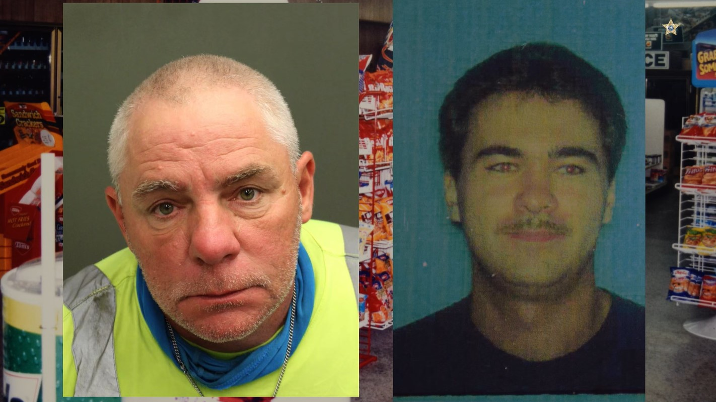 Kenneth Stough (left) is accused of killing Terence Paquette in 1996 in Orlando, FL, according to the Orange County Sheriff's Office.