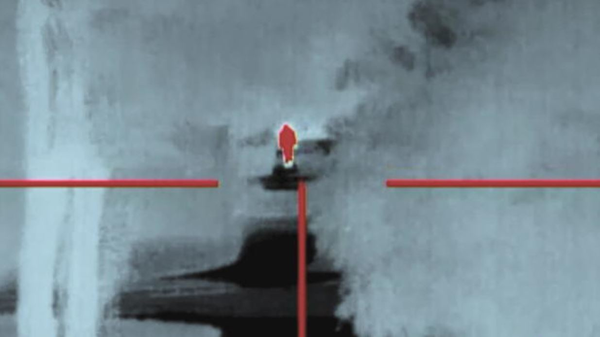 Video captured from a man's thermal rifle scope showed a tall, slender person with a Nosferatu-esque gait, walking in the direction of Kathy Blair's home at 1:16 a.m.