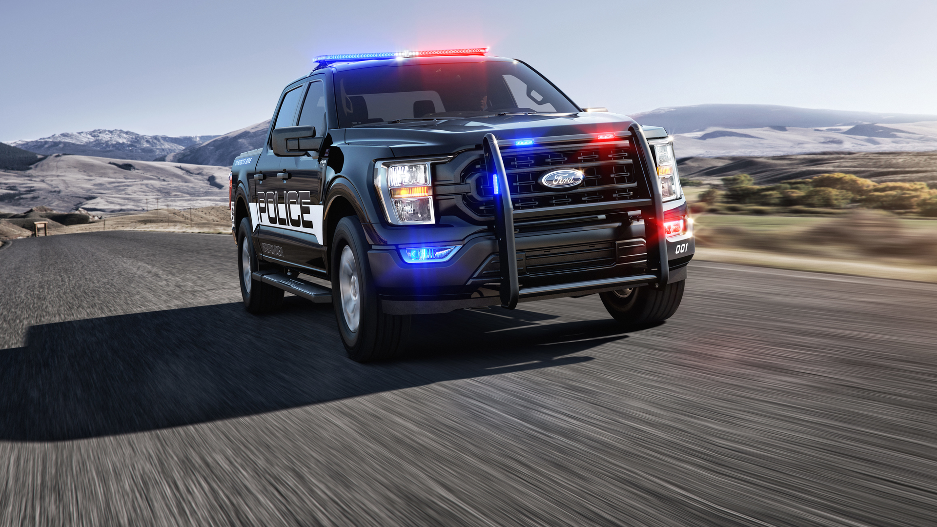 The F-150 Police Responder was all-new for 2021 is the only pursuit-rated pickup purpose-built for law enforcement.