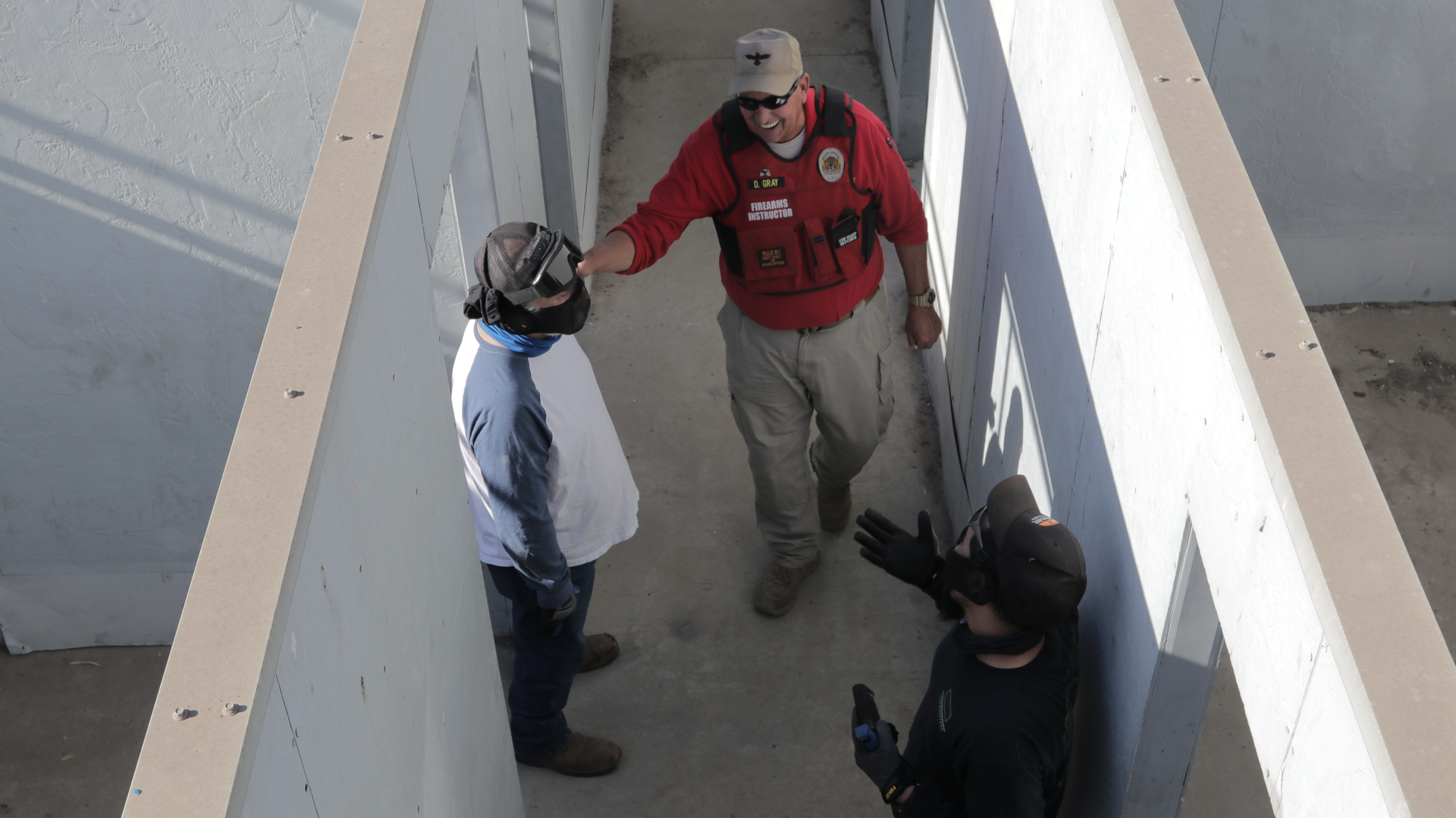 Searching buildings is stressful. It is physically demanding. When things go correctly, good trainers reinforce the success.