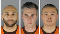 Former Minneapolis Police Officers J. Alexander Kueng (from left), Thomas Lane and Tou Thao. Former Minneapolis Police Officers J. Alexander Kueng (from left), Thomas Lane and Tou Thao.