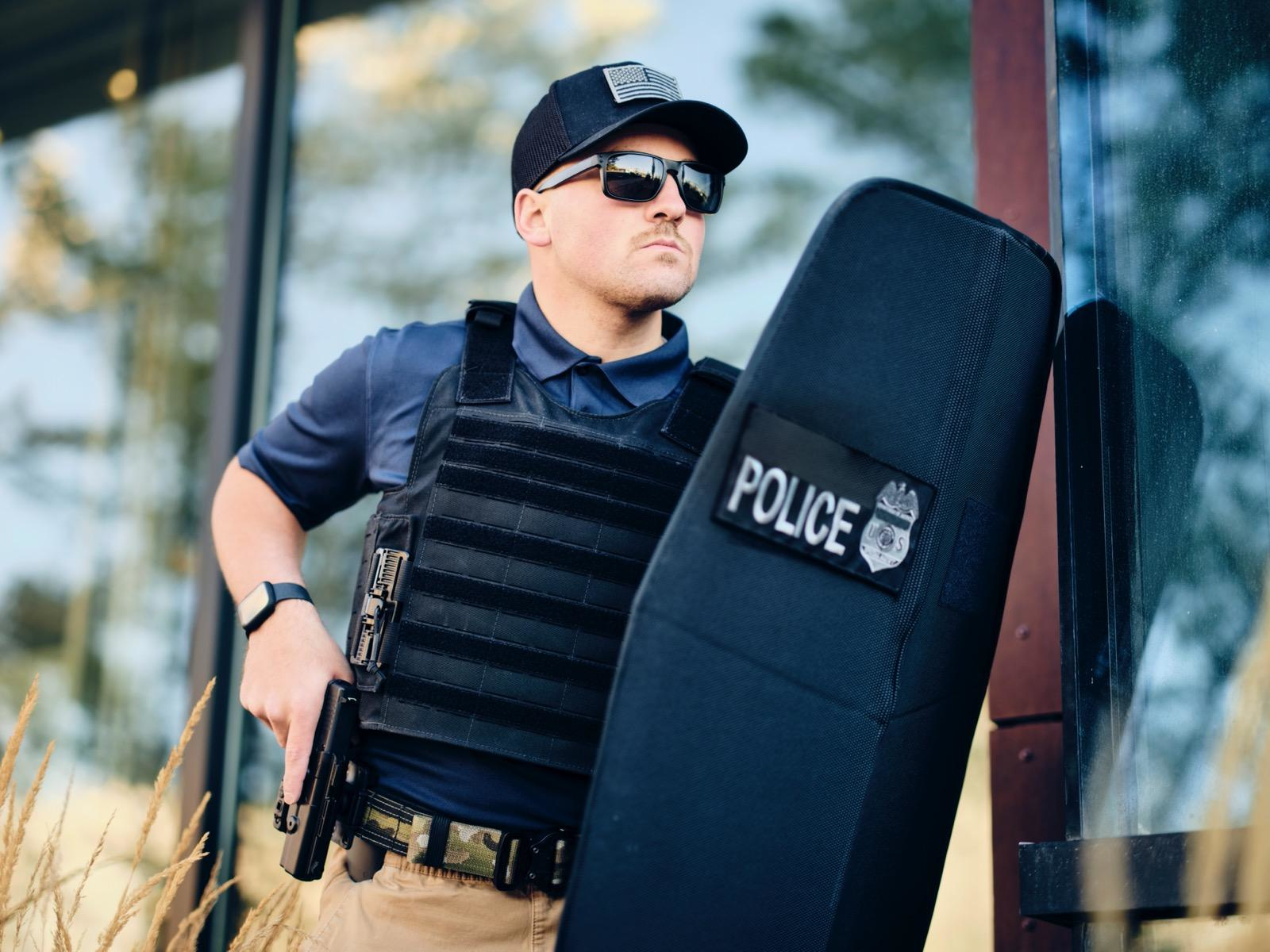 Swift Shield Expandable Origami Ballistic Shield