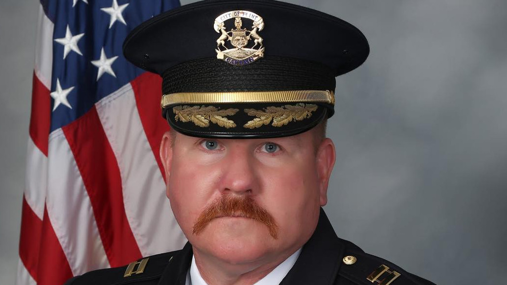 Flint, MI, Police Capt. Collin Birnie.