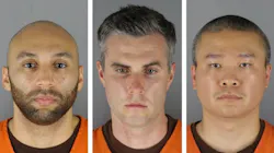 Former Minneapolis Police Officers J. Alexander Kueng (from left), Thomas Lane and Tou Thao. Former Minneapolis Police Officers J. Alexander Kueng (from left), Thomas Lane and Tou Thao.