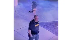 A Martin County, FL, sheriff's deputy was knocked off his feet after a hawk swooped down and struck him in the head Monday. A Martin County, FL, sheriff's deputy was knocked off his feet after a hawk swooped down and struck him in the head Monday.