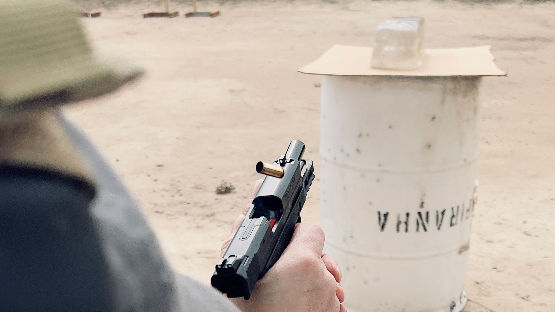 We shot the Remington HTP (High Terminal Performance) 100 grain 30 Super Carry bullets into ballistic gelatin and they really performed. For an EDC gun/cartridge combanation, the Shield EZ in 30 SC is a winner.