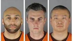 Former Minneapolis Police Officers J. Alexander Kueng (from left), Thomas Lane and Tou Thao. Former Minneapolis Police Officers J. Alexander Kueng (from left), Thomas Lane and Tou Thao.
